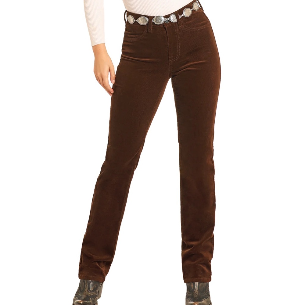 Juniors Modest Boot Corduroy Pants